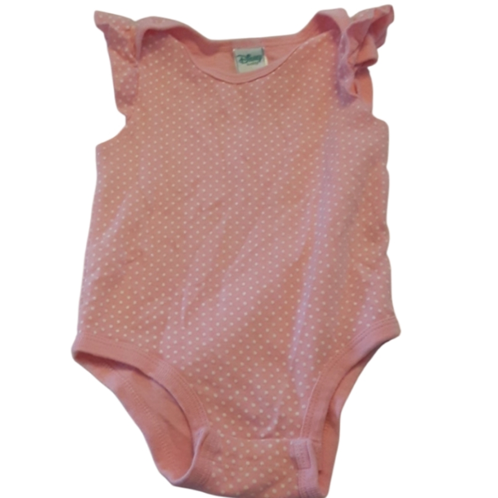 size 12M Disney polka-dotted onesie